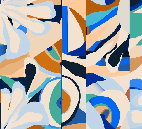 Papier peint abstrait vibrant