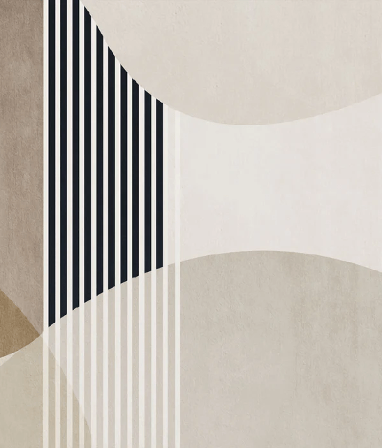 Tapete in kreativer Form