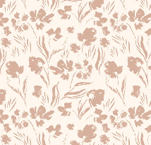Carta da parati con fiori color beige cipria