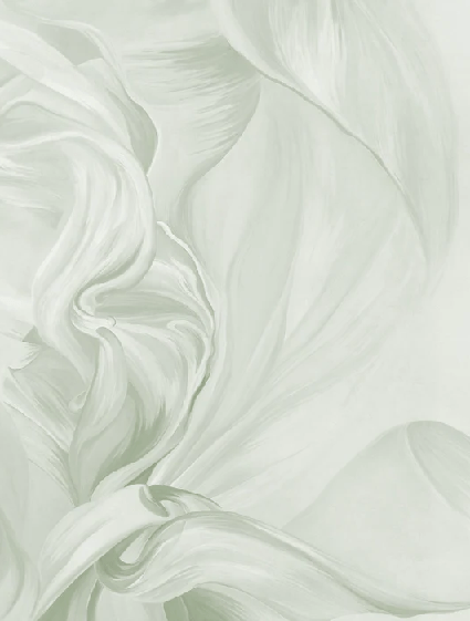 Papier peint contemporain – sublime flow vert sauge