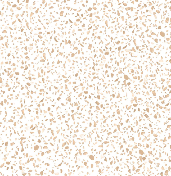 Carta da parati effetto terrazzo color seppia