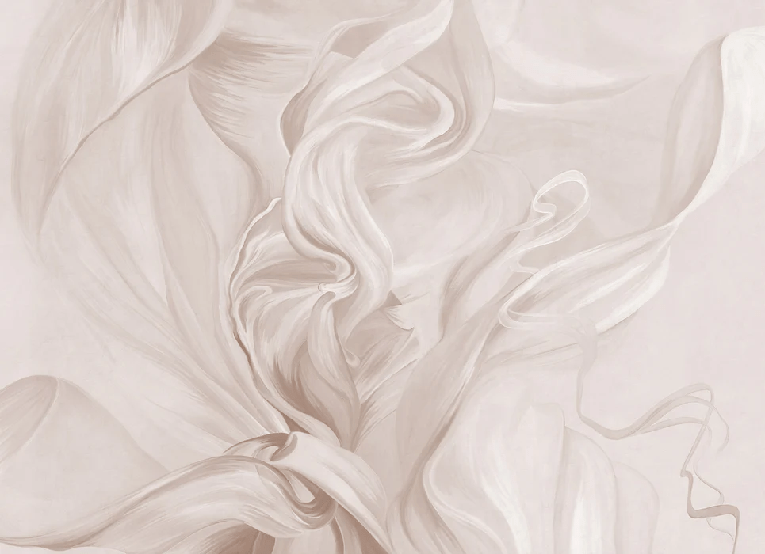 Papier peint contemporain – sublime flow sepia