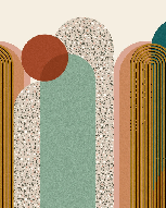 Papier peint Art pop déco graphique tendance