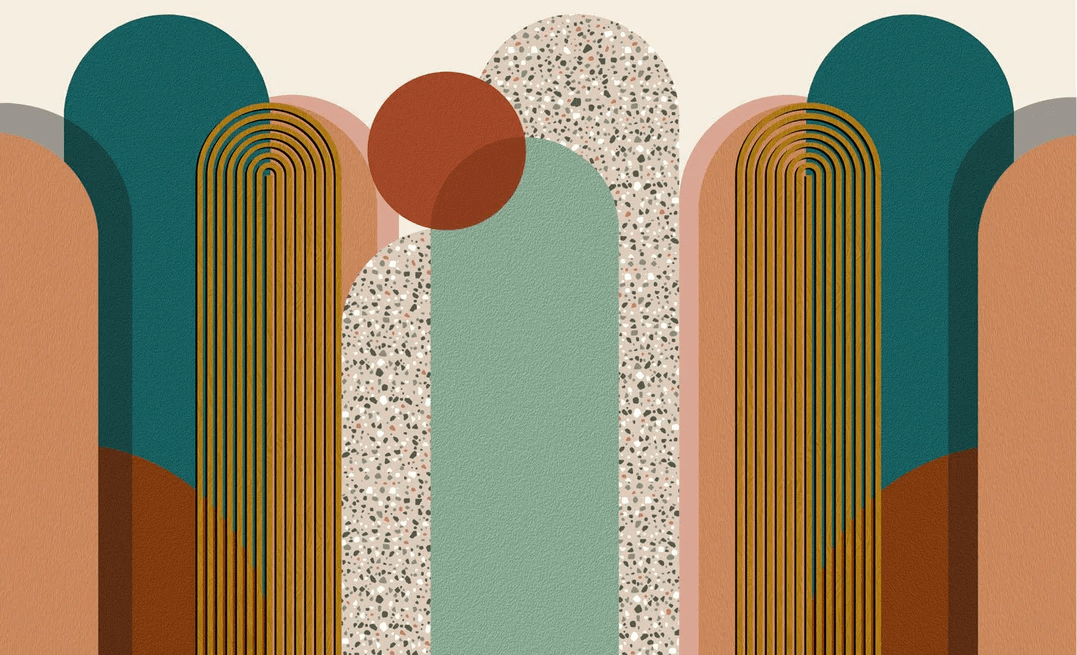 Papier peint Art pop déco graphique tendance
