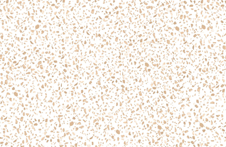 Carta da parati effetto terrazzo color seppia