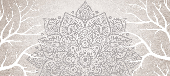 Carta da parati non tessuta Indian Bohemian Mandala