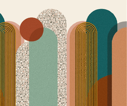 Papier peint Art pop déco graphique tendance