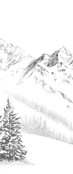 Papier peint immersion Alpine