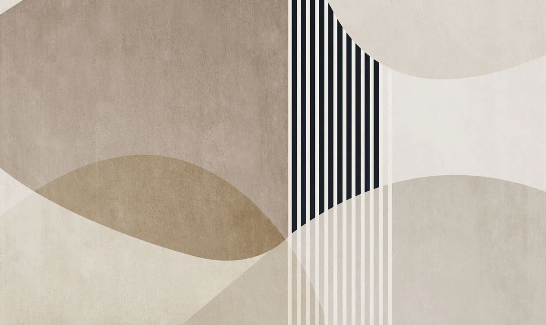 Tapete in kreativer Form