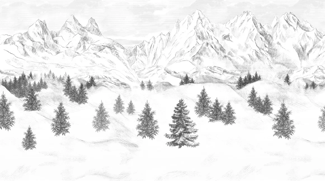 Carta da parati Aiguilles d'Arves
