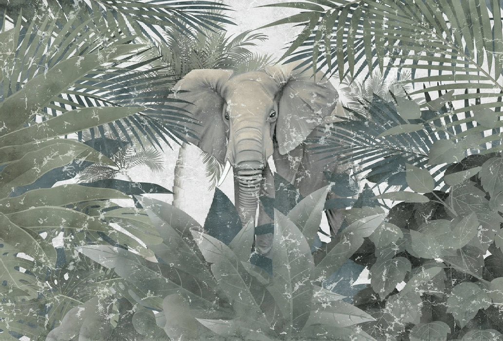 Carta da parati Elefante dell'Amazzonia