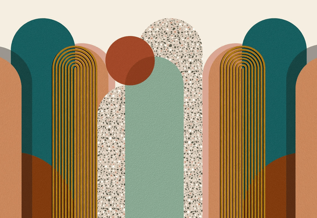 Papier peint Art pop déco graphique tendance