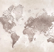 Papier peint carte du monde intemporel