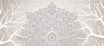 Carta da parati non tessuta Indian Bohemian Mandala