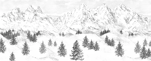Carta da parati Aiguilles d'Arves