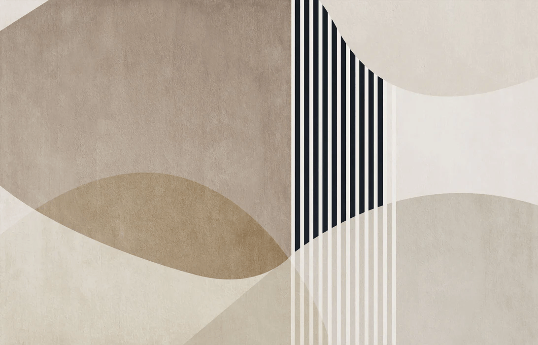 Tapete in kreativer Form