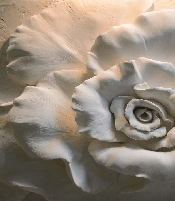 Carta da parati Flower Sculpture 3D