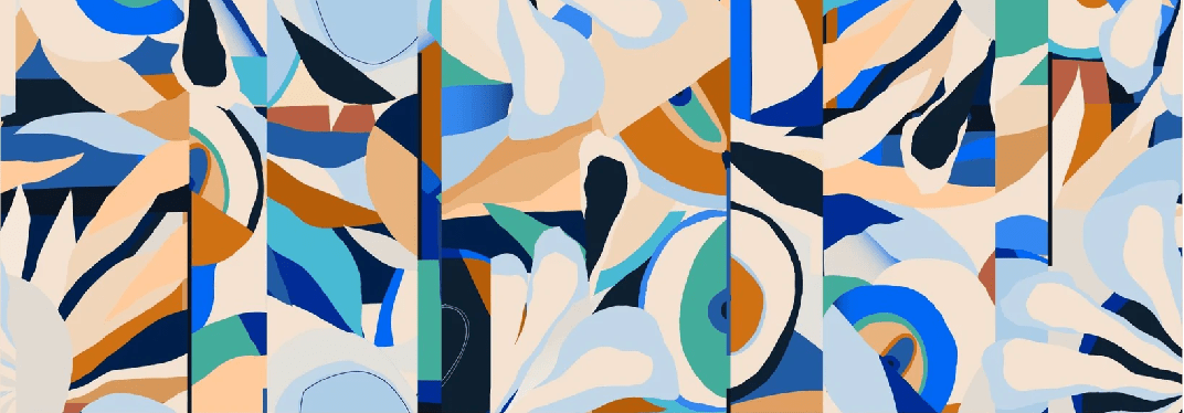 Papier peint abstrait vibrant
