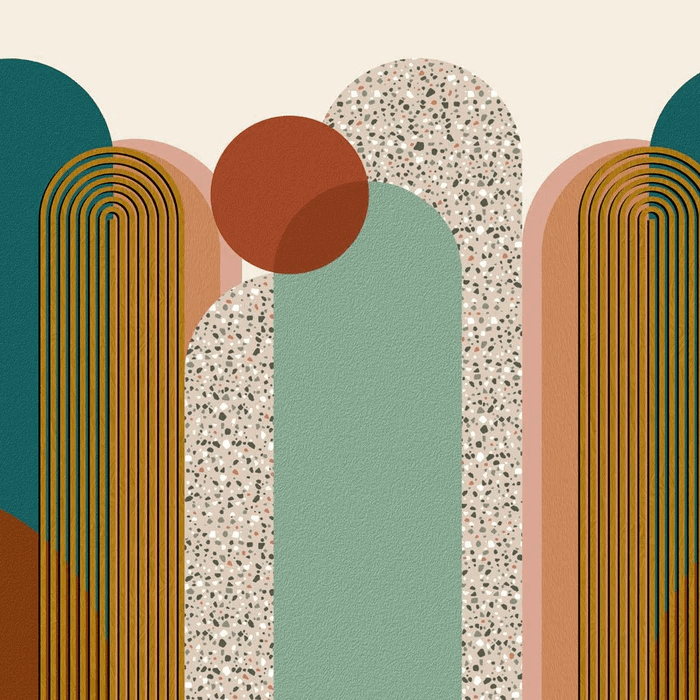 Papier peint Art pop déco graphique tendance