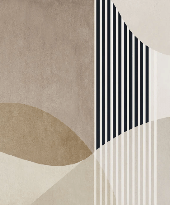 Tapete in kreativer Form