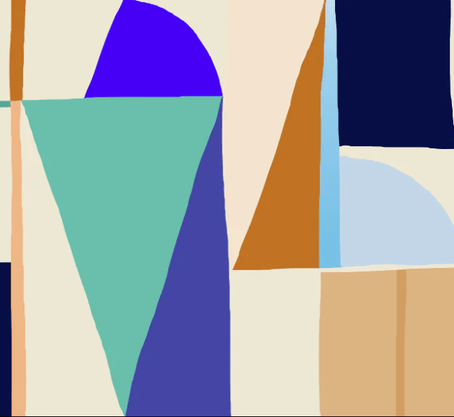 Papier peint abstrait géométrique tendance