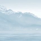 Carta da parati Annecy e il suo tranquillo lago