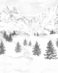 Carta da parati Aiguilles d'Arves