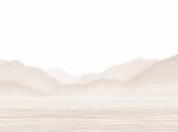 Tapete Annecy und sein friedlicher See in Beige