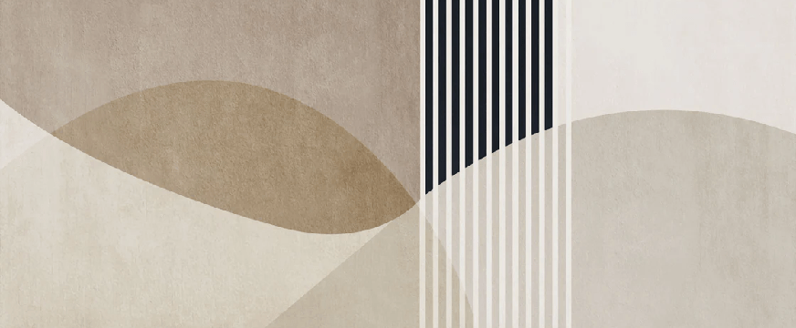 Tapete in kreativer Form