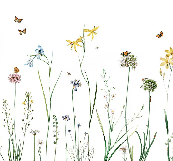 Papier peint herbes enchantées