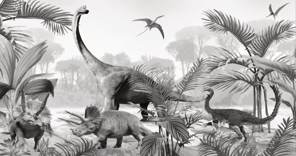 Tapete Kinderzimmer Dinosaurier jurassik B350cm x H185cm