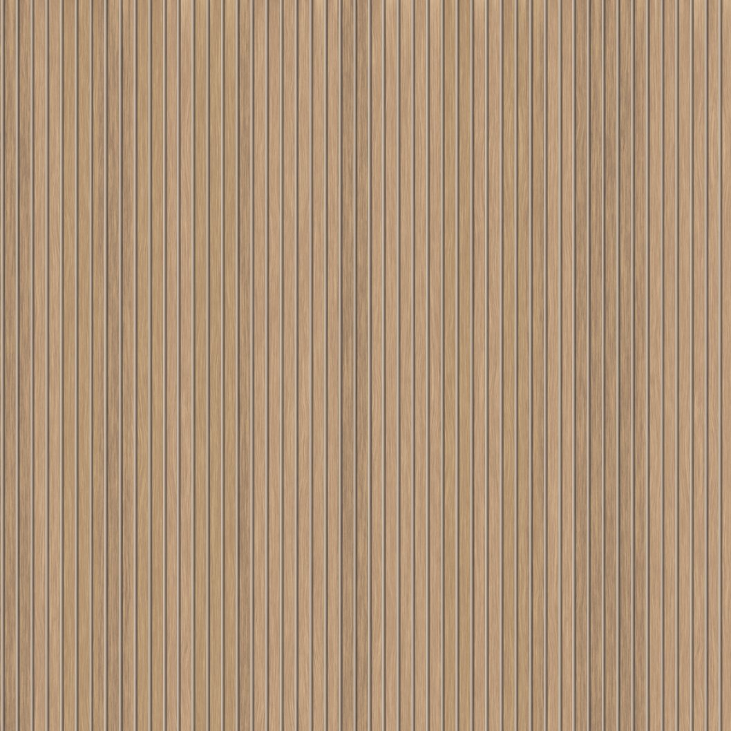 Tapete Holzstollen Eiche Effekt B175cm x H175cm