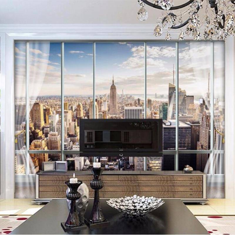 Papier peint From Building New York - papier peint sur mesure francais - muralconcept