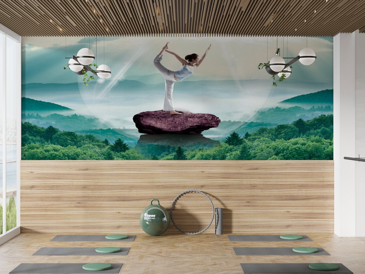 Tapete Sporthalle Yoga Gym