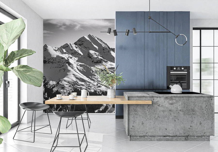 Papier peint noir et blanc : chic et indémodable