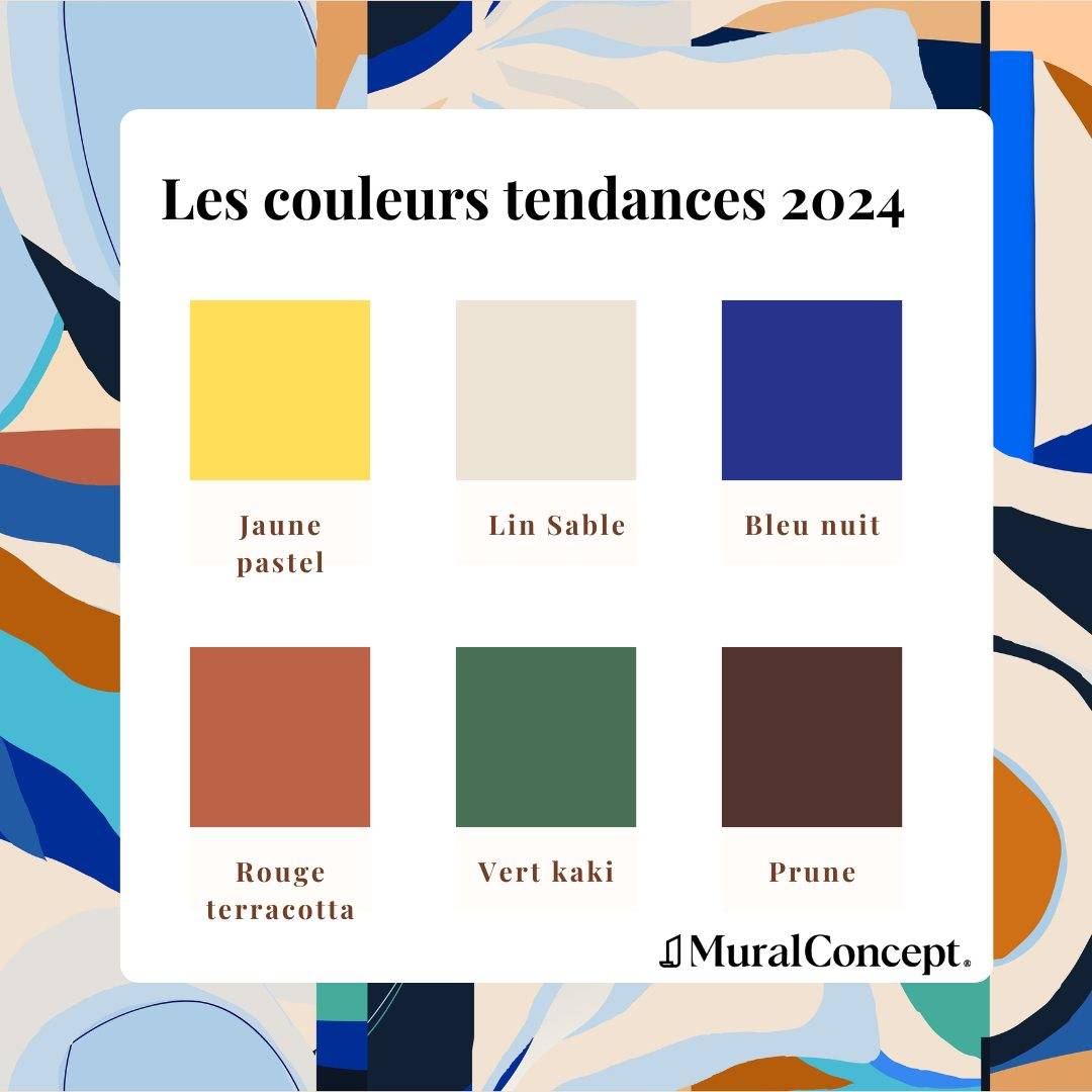 Quelles seront les couleurs tendance déco en 2024 ?
