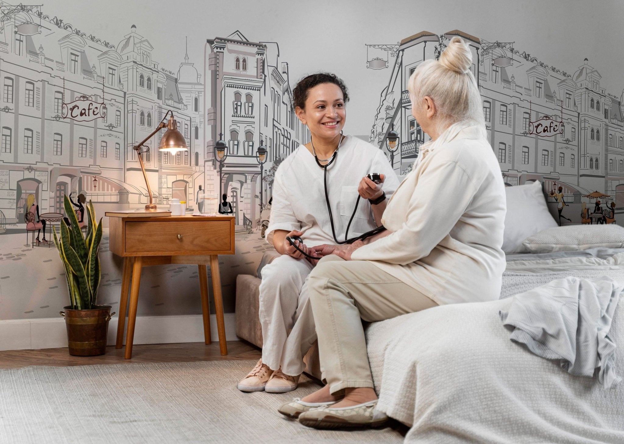 papier peint hopital