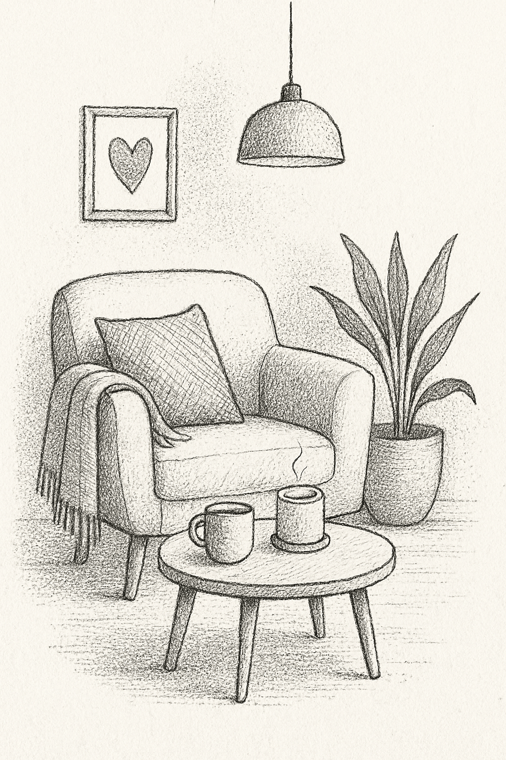 Papier peint hygge scandinave - Muralconcept