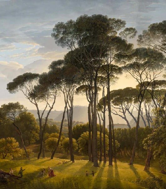 Carta da parati hall paesaggio storico Italia