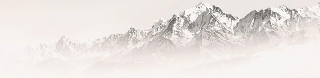 Papier peint matin brumeux Mont Blanc, XXL, tendance