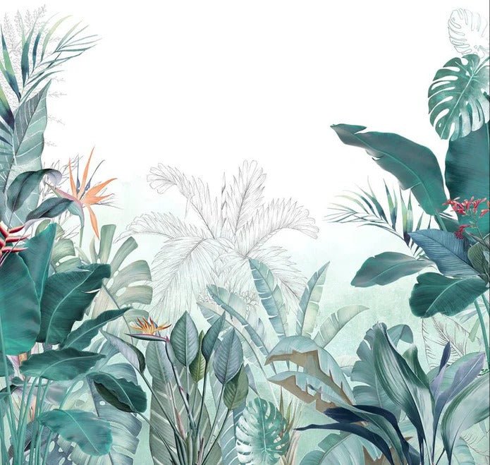 Papier peint panoramique tropical quintessence, XXL, tendance