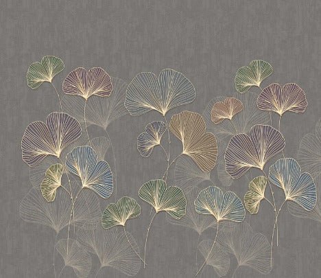 Trendy panoramic ginkgo asia wallpaper