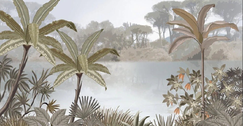 Papier peint sur mesure Jungle tendance peinture, XXL, tendance