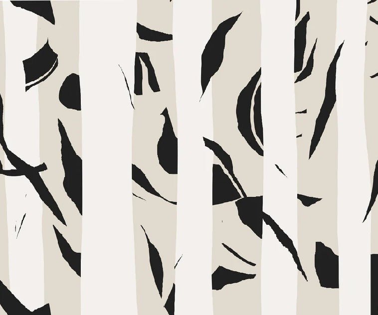 Papier peint rayure bichrome, XXL, tendance