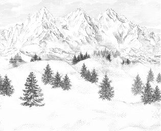 Sfondo della montagna di Chamonix