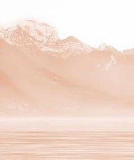 Papier peint Annecy et son lac paisible terracotta, XXL, tendance