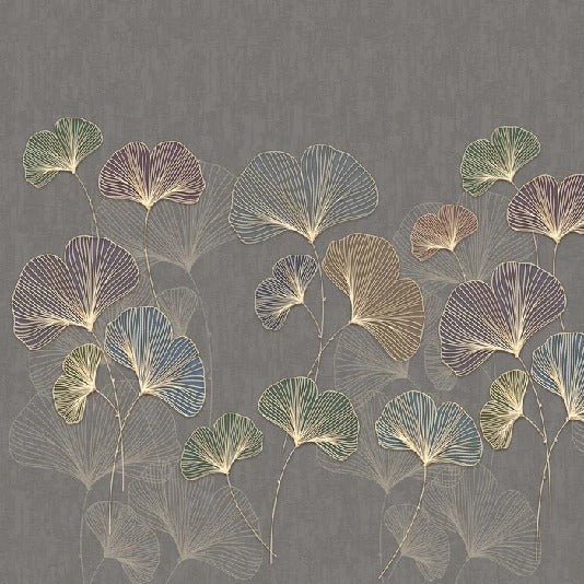 Papier peint panoramique ginkgo asie tendance