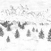 Papier peint Aiguilles d'Arves