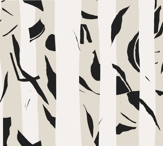 Papier peint rayure bichrome, XXL, tendance