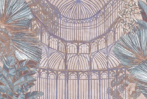 Papier peint verrière végétale, XXL, tendance